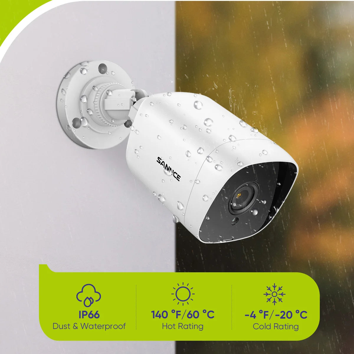 SANNCE 8CH 1080P Lite DVR CCTV System 4/8pcs FD 2.0MP Security Cameras IR Outdoor IP66 Video Surveillance Kit Motion Detection