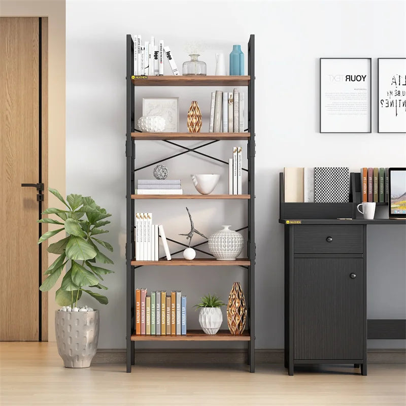 Home Office Furniture Luxury Modern Design Wooden Bookshelf Cabinet Wall Bookcase Supermarket Shelves