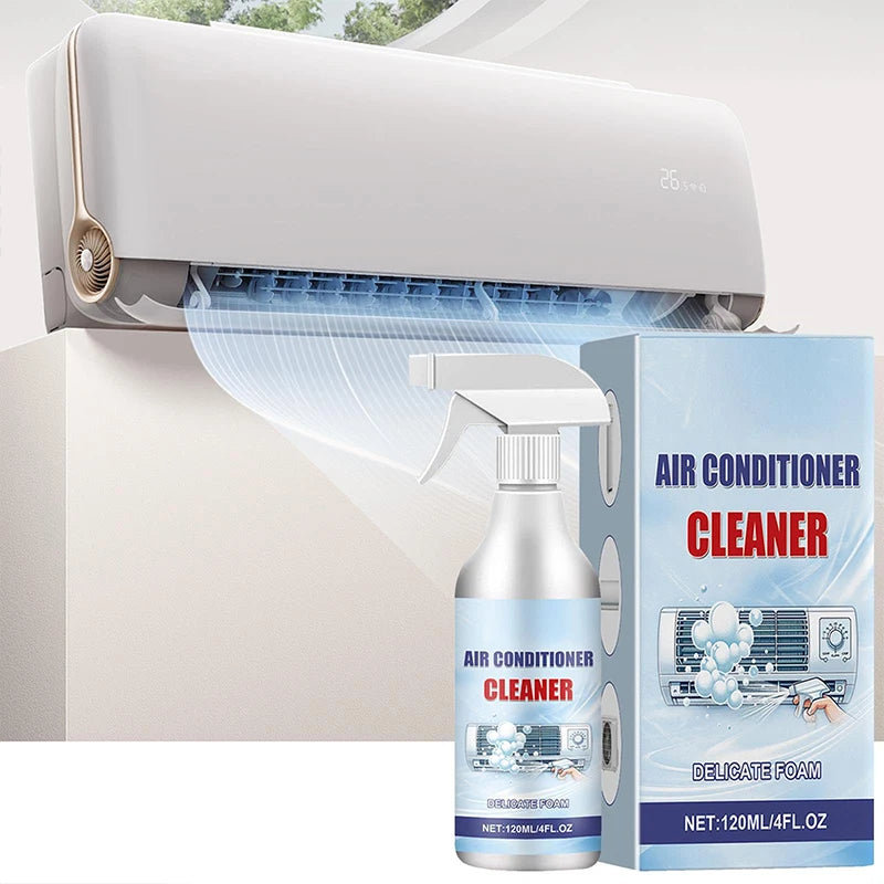 120ml Air Conditioner Cleaner Strong Cleaning Removes Stains And Odors Fast Decomposition Household Cleaning Tools