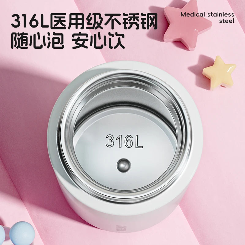 COOKER KING Leakproof Thermos for Travel Commuting Office Use Keep Your Beverages at Desired Temperature Stainless Stee