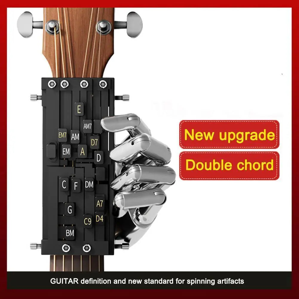 Guitar Aid Chords,Portable Guitar Learning System Teaching Beginner Trainer Practice Tools for Beginners Friends Family Adults