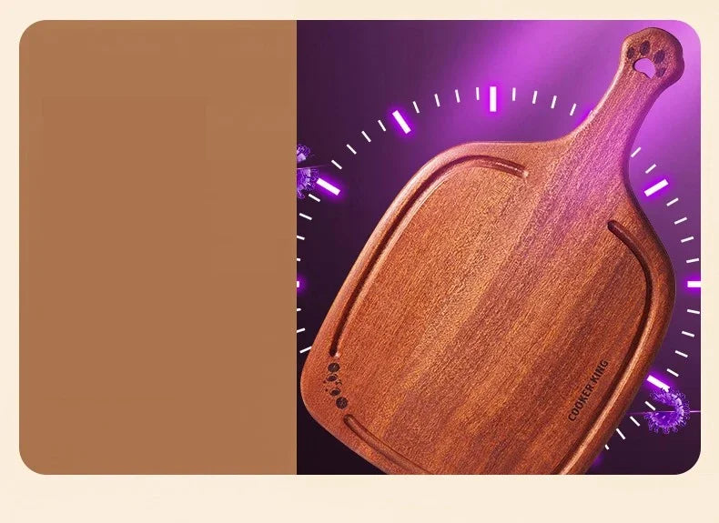COOKER KING Wooden Kitchen Board Household Pizza Bread Fruit Steak Profession Cutting Board Hangable Kitchen Tool in Stock