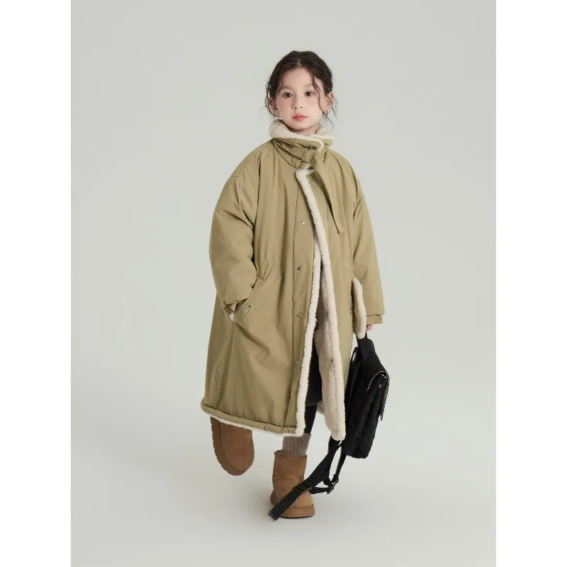 New Cotton Clothes, Thickened Warm Cotton Clothes in Autumn and Winter, Lamb Wool Workwear Coat, Warm Coat