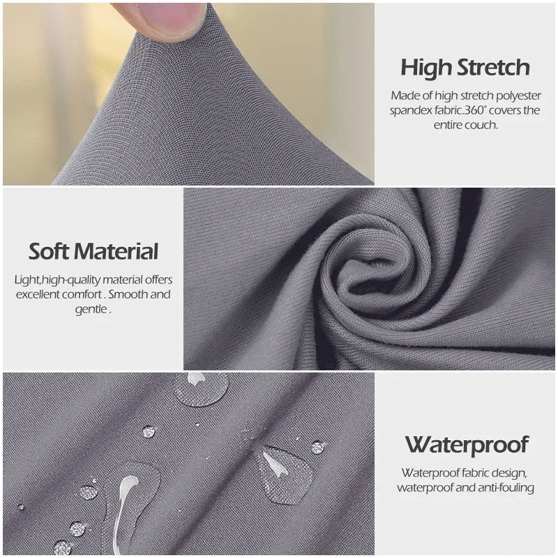1PC Water Repellent Elastic Chair Cover Stretch High Armchair Covers Office Chairs Slipcover Seat Cover for Hotel Dining Room