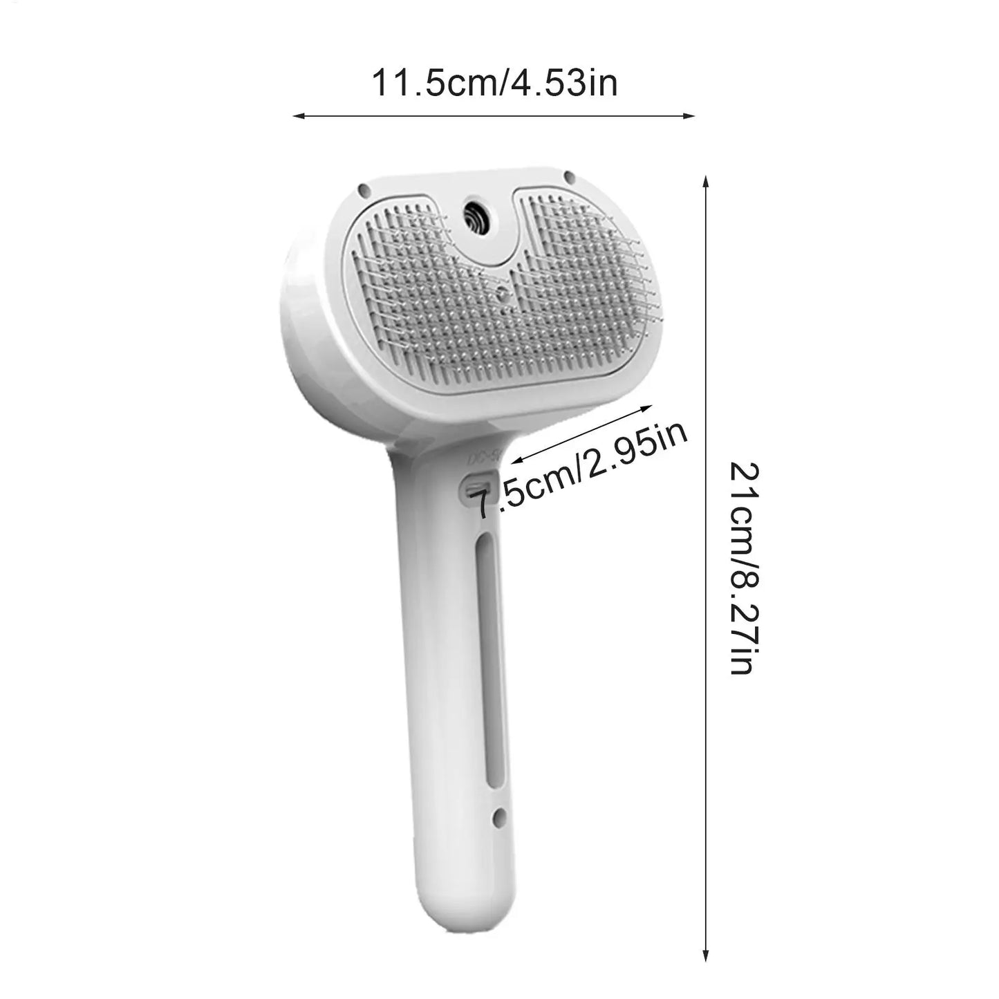 Dog Brush for Grooming Portable Pet Hair Removal Comb Electric Pet Spray Grooming Comb Cleaning Steam Brush Pet Supplies