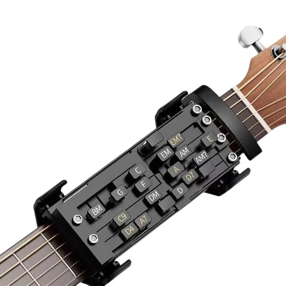 Guitar Aid Chords,Portable Guitar Learning System Teaching Beginner Trainer Practice Tools for Beginners Friends Family Adults
