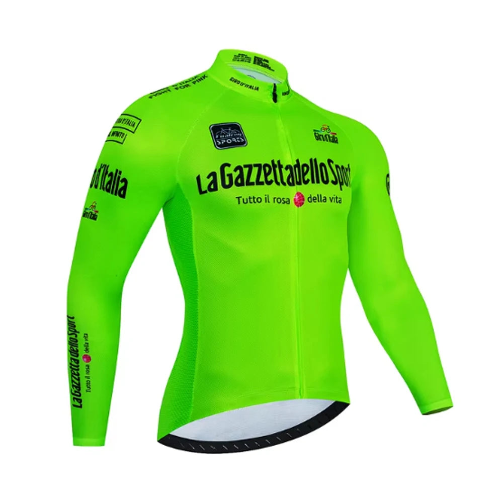 2025New Cycling Jersey Long Sleeve MTB Bicycle Clothing Men Bike Sportswear Sport Clothes Shirt Spring / Autumn Outdoor Team Top