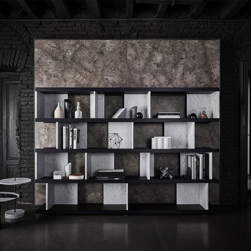 marble bookcases book shelf bookcase bookshelf wood bookcase Shelf storage Home furniture