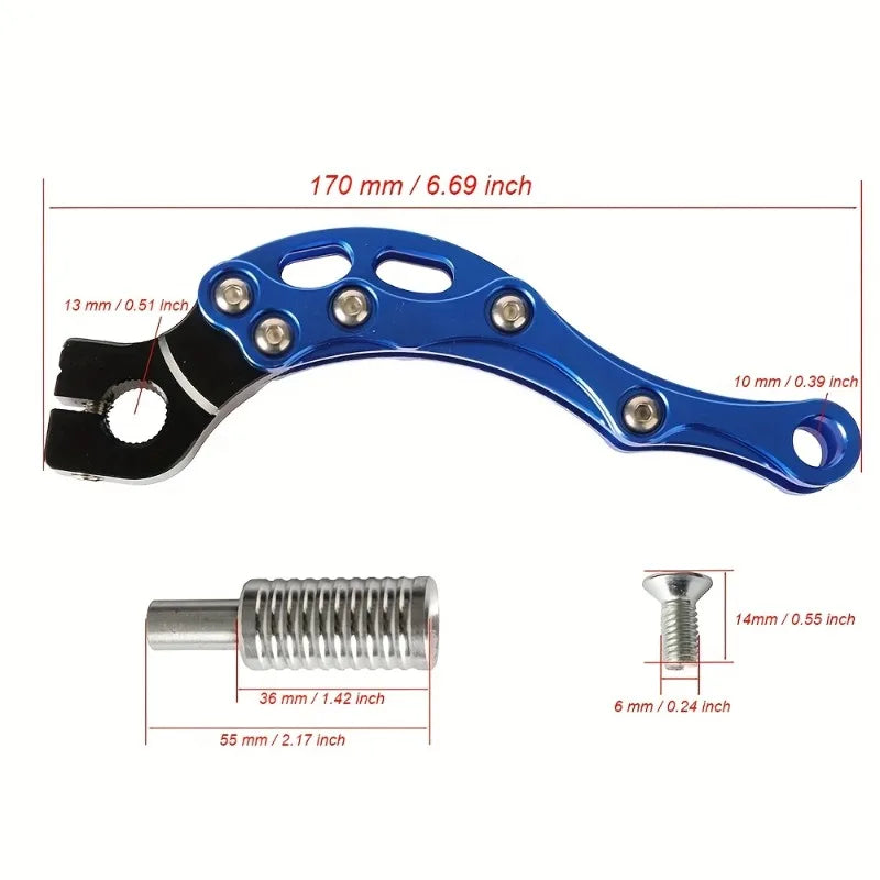 Motorcycle Kick - Starter Pedal, Anti - slip Grip, Heavy - duty Structure, Compatible with Most Motorcycles