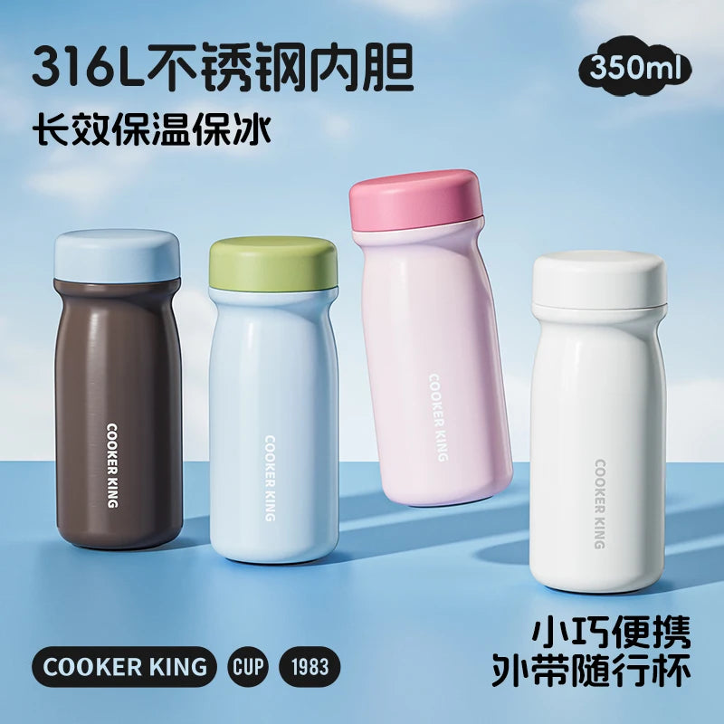 COOKER KING Leakproof Thermos for Travel Commuting Office Use Keep Your Beverages at Desired Temperature Stainless Stee