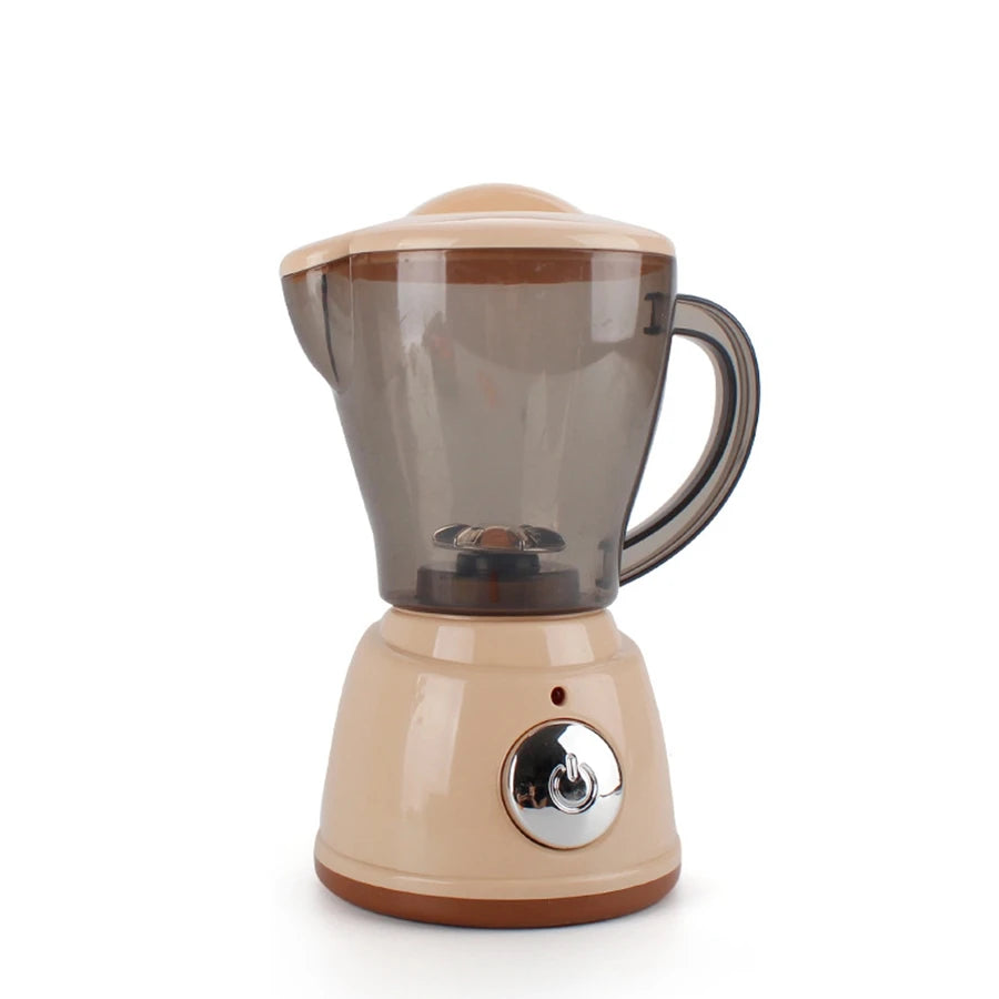 Mini Kitchen Appliance Toys for Kids Role Play Cooking Set Microwave Toaster Coffee Machine Washing Machine Learning Playset