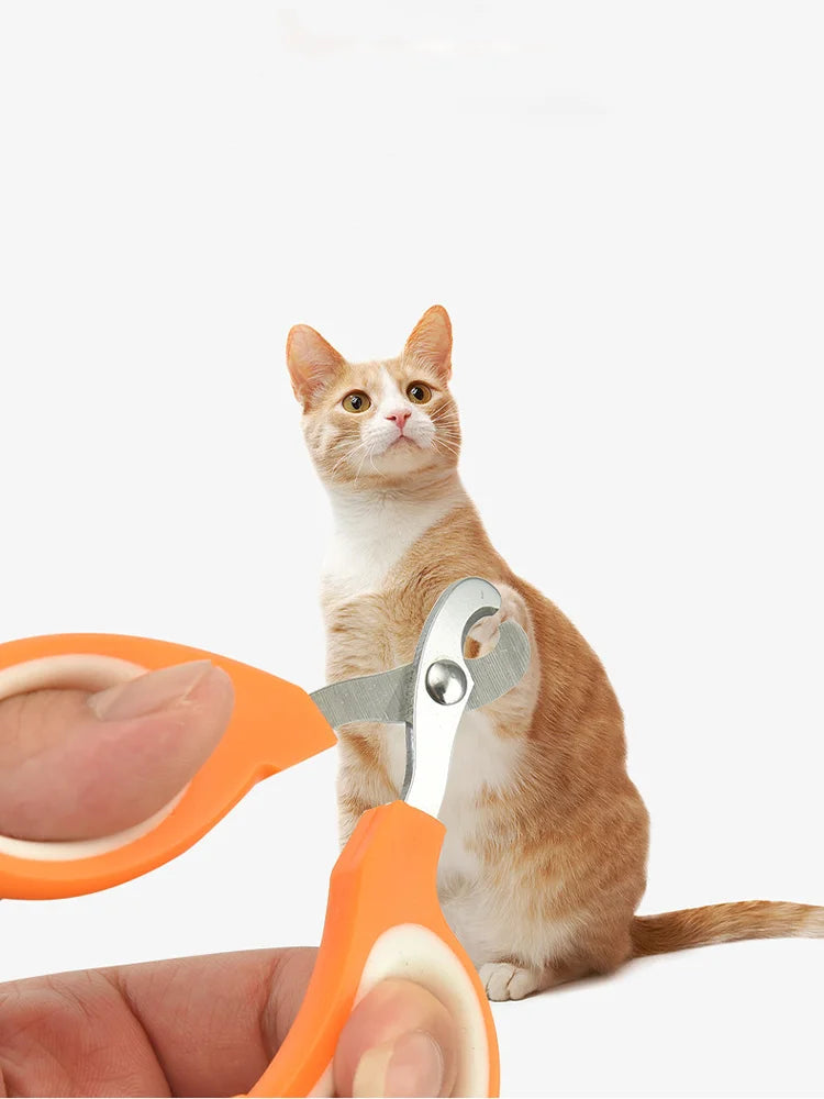 Pet Nail Scissors, Half Moon Nail Scissors, Suitable For Cats And Dogs And Other Small Pet Nail Care, Stainless Steel, Durable