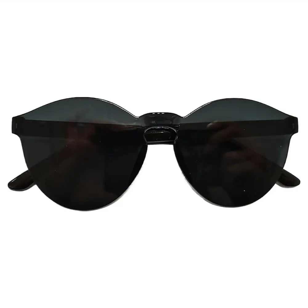 One-piece Frameless Sunglasses Women  Fashion Gradient  Sun Glasses Trending Eyewear