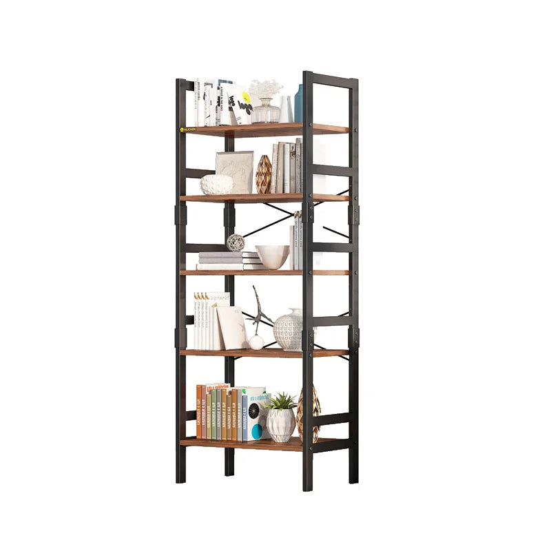 Home Office Furniture Luxury Modern Design Wooden Bookshelf Cabinet Wall Bookcase Supermarket Shelves