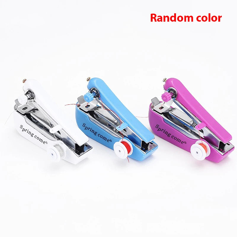 Mini Sewing Machines Needlework Cordless Hand-Held Clothes Useful Portable Sewing Machines Handwork Tools Accessories