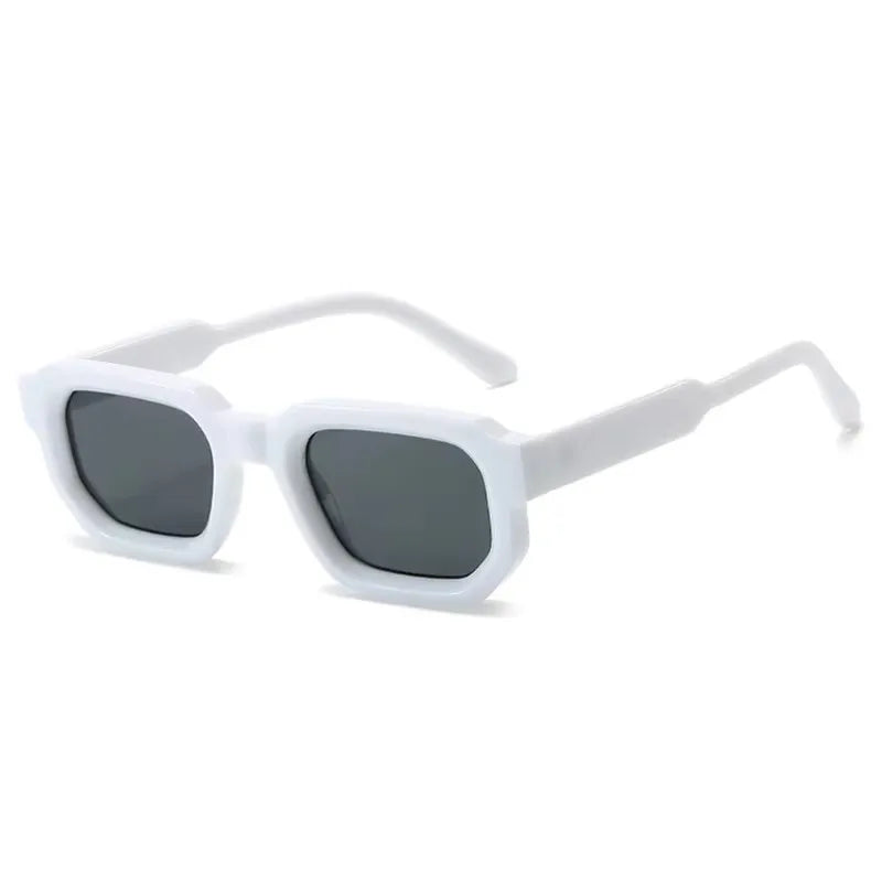 SO&EI Fashion Women Square Sunglasses Retro Punk Trending Shades UV400