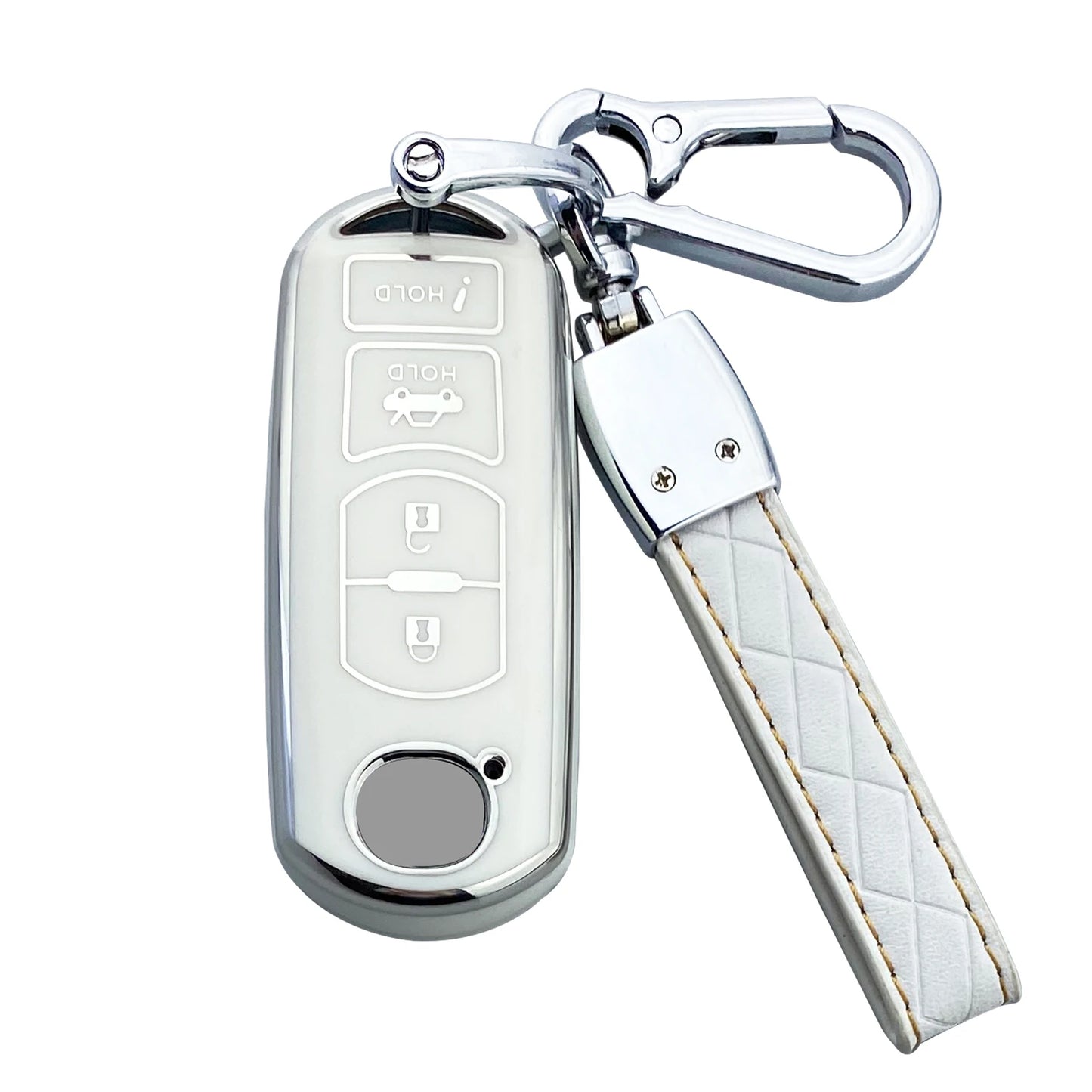 Key Fob Cover Case Compatible with Mazda 3/6/8 Miata MX-5 CX-3 CX-5 CX-7 CX-9 RX-8 Atenza Accessories Shell Protector