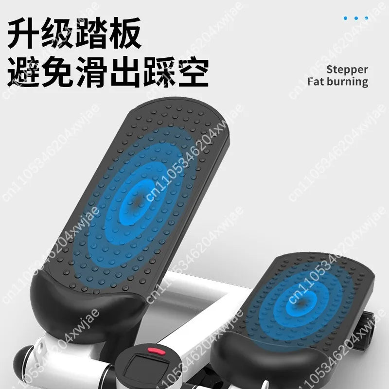 Home Cardio Stepper Machine Adjustable Resistance Mini Foot Pedals for Fitness Training