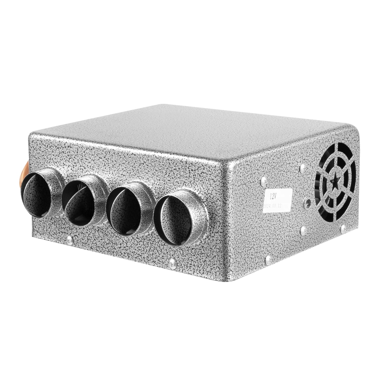 12V Universal Car Heater, Portable 8A Auto Heater with 4 Hoses, Fast Heating On-board Heater, Car Accessories