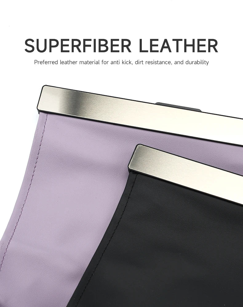 LED Car Garbage Bag Waterproof Magnetic Adsorption Trash Can Back Seat Hanging PU Leather Storage Box Pocket Leak-proof