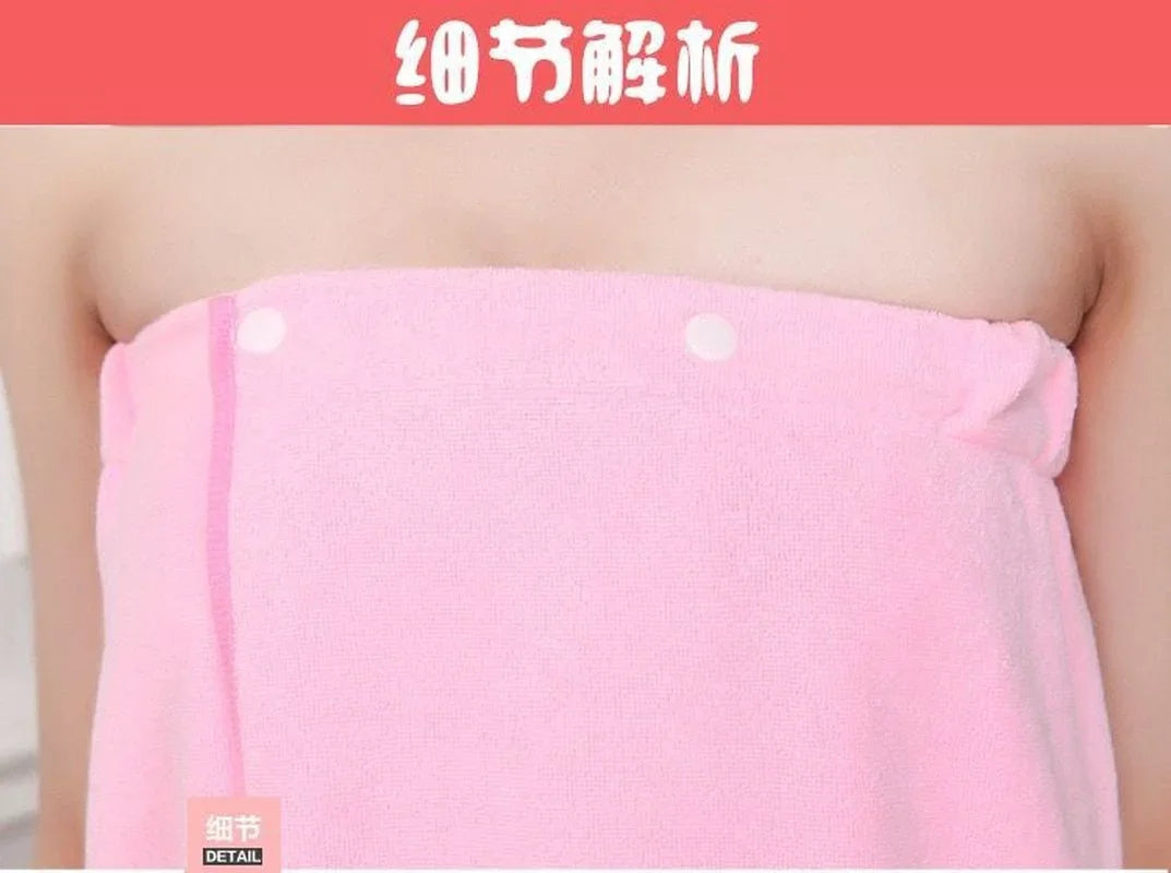 Women Bath Towels for Adults Bath Robe Bathrobe Body Spa Wrap Towel Gown Bathroom Accessories Sets