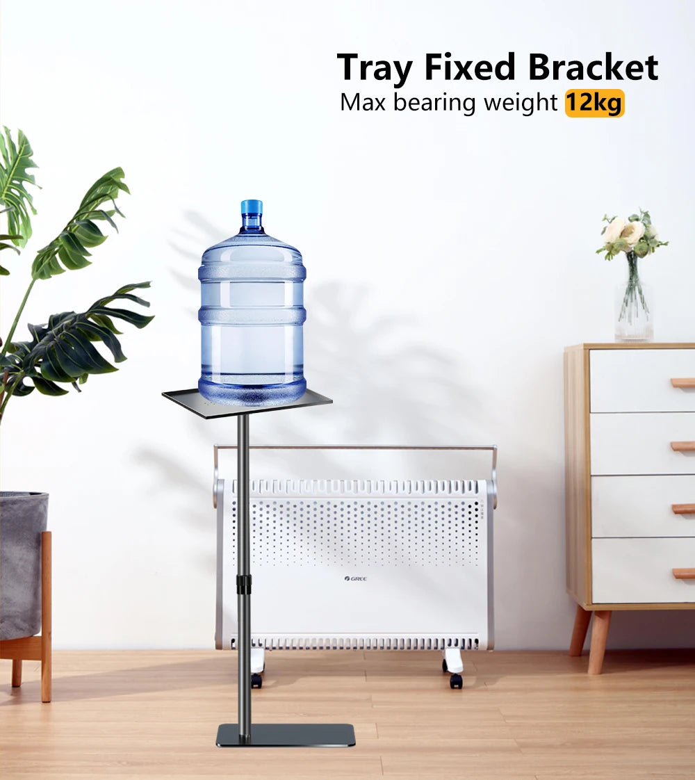 Ceiling/Floor Projector Support Stand Metal Holder Multi-angle Adjustable 360 ° Rotating Projector Bracket Film Video Projector