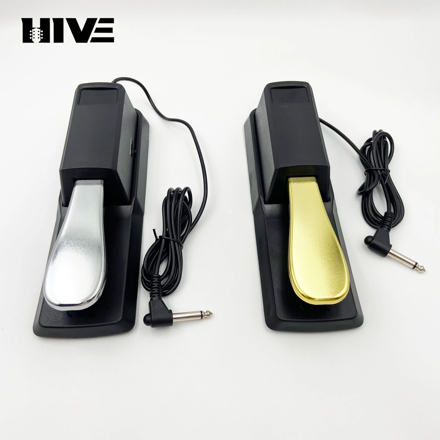 Piano sustain pedal, electric piano foot pedal, synthesizer foot pedal, electronic organ digital synthesizer switch foot pedal