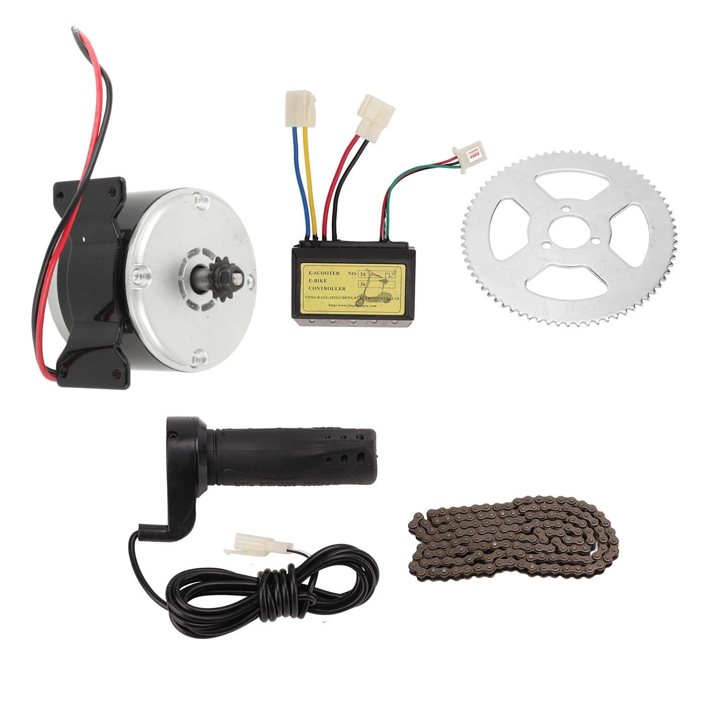 New 12V 250W Electric Motor Kit 2750RPM High Speed Electric Gear Motor with Controller for Motorcycle Electric Gear Motor