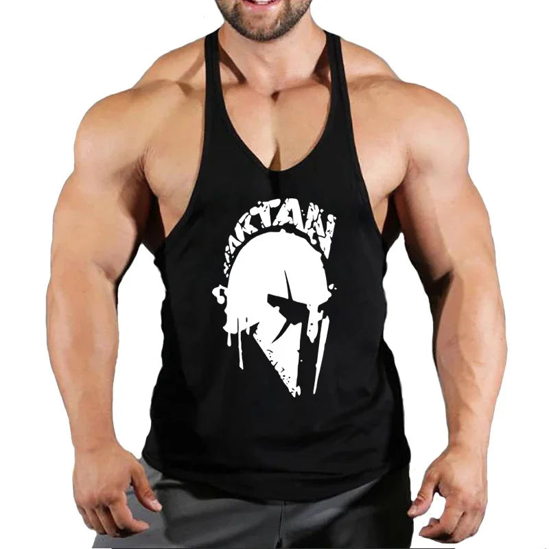 Bodybuilding Brand Jogger Gym Singlet Training Bodybuilding Tank Top Vest Shirt Sleeveless Fitness Cotton Shirt for Men