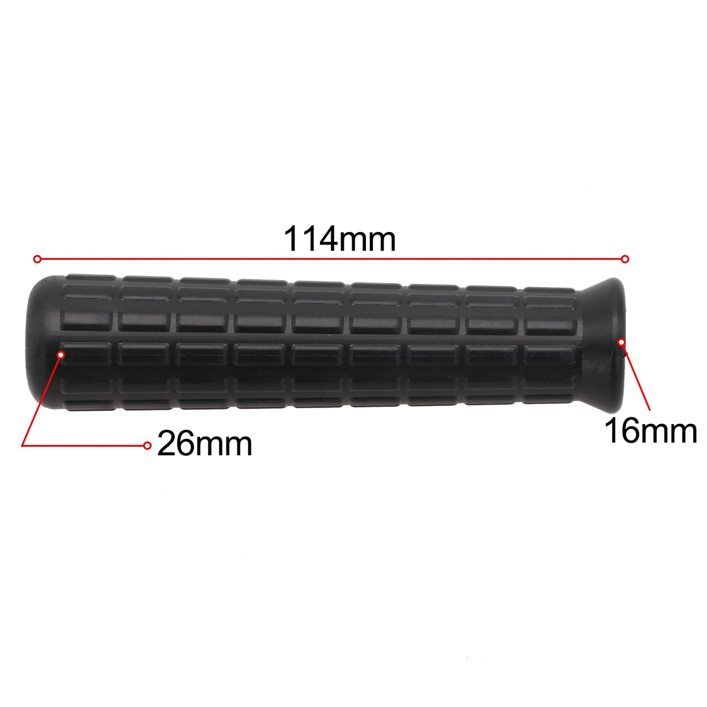 Wheelbarrow Rubber Handles Comfort Durable Grips Handlebar Non Slip Plastic Replacement Universal High Quality