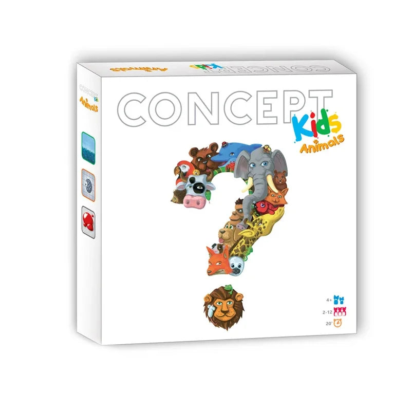 Engage your family and friends with Concept Word Game - a 4 -12 person, 10-minute family game