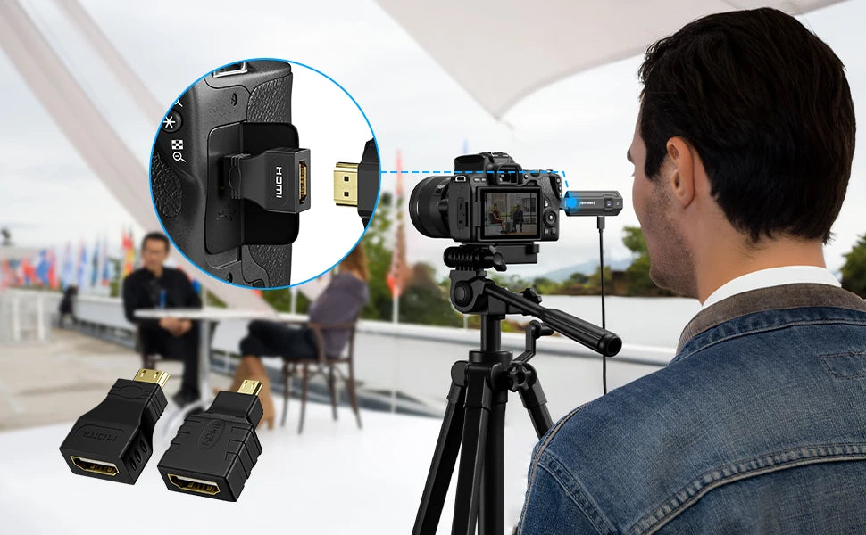 Lemorele P20 50M HDMI Wireless Transmitter And Receiver Multiple to 1 Display For Camera Laptop PC To TV Monitor Projector