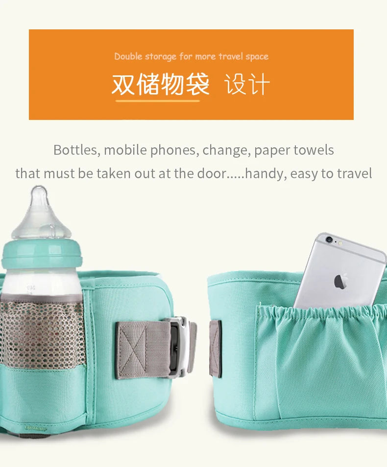 Breathable Ergonomic Baby Carrier Backpack Portable Infant Baby Carrier Kangaroo Hipseat Heaps Baby Sling Carrier Wrap for 0-36M