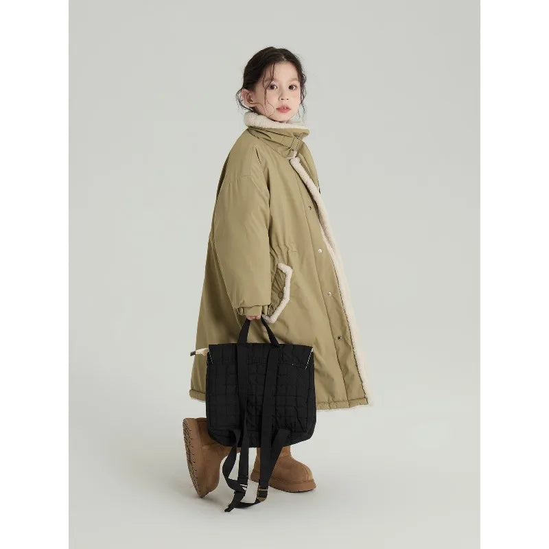 New Cotton Clothes, Thickened Warm Cotton Clothes in Autumn and Winter, Lamb Wool Workwear Coat, Warm Coat