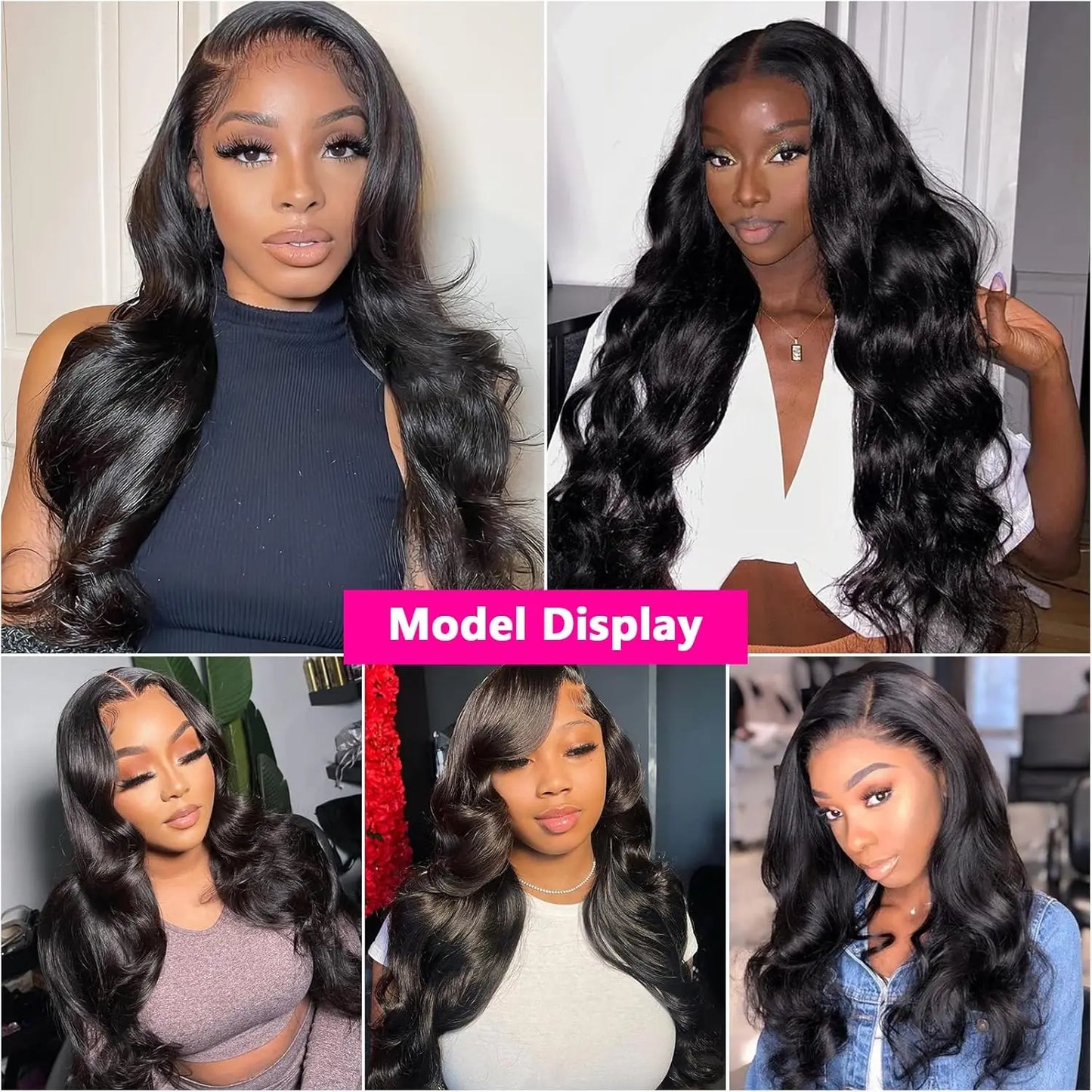 180 Density 36 38Inch Wig Human Hair For Women 13x4 Body Wave Lace Front Wig 13x6 Body Wave Lace Frontal Wig Brazilian Hair