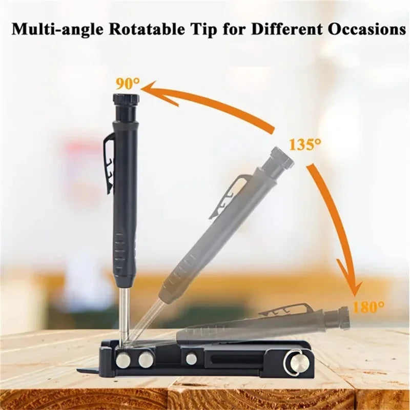 Graffiti Tools Writing Tools With Deep Hole Pencils Woodworking Line Measuring Tools Multi-function Adjustable Compass Tool