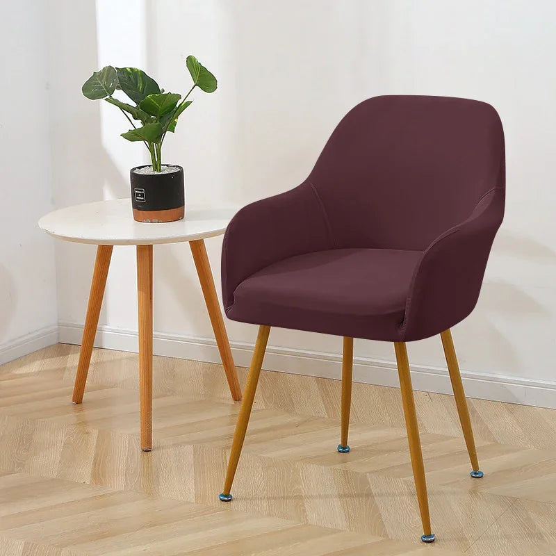 1PC Water Repellent Elastic Chair Cover Stretch High Armchair Covers Office Chairs Slipcover Seat Cover for Hotel Dining Room