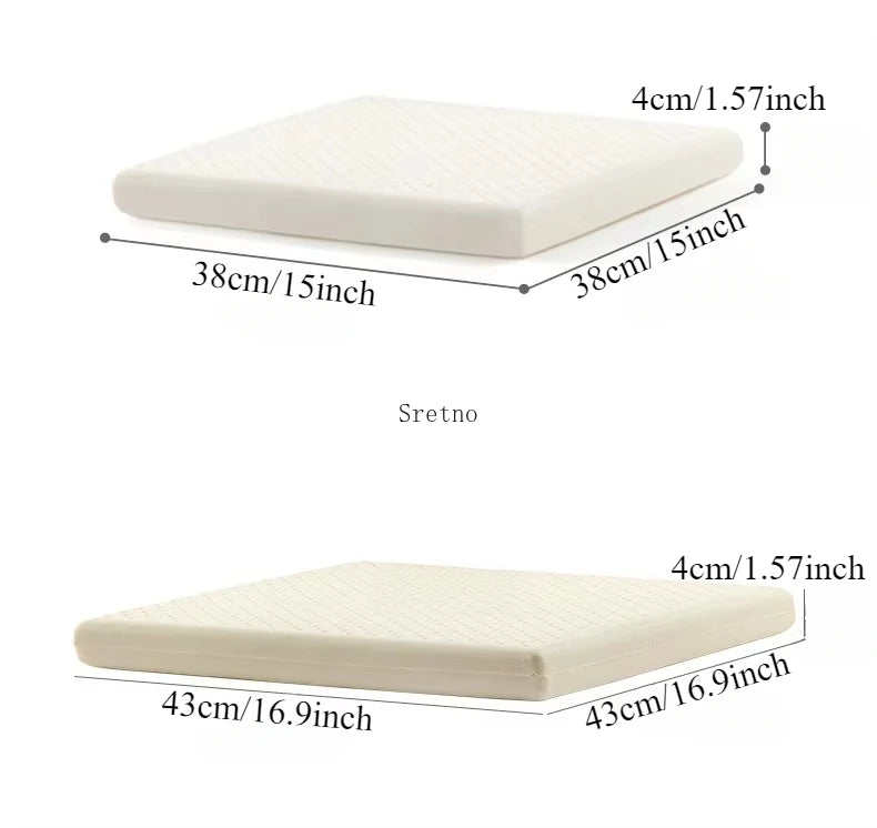 Thailand Natural Latex Cushion Relieve Sore Buttocks Floor Cushions Car Seat Cushions Office Chair Cushion Cojines Silla Cojin