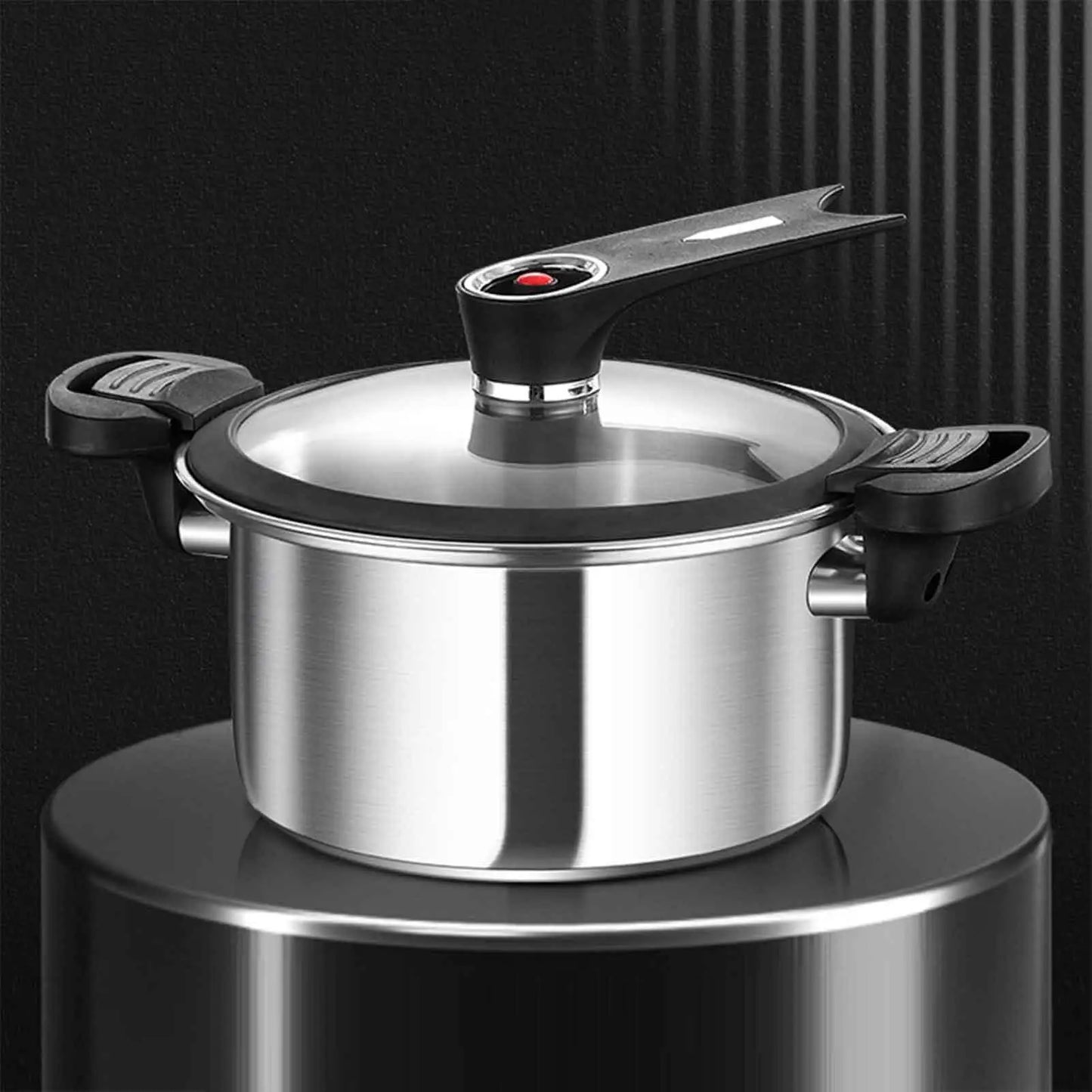 Portable Pressure Cooker Fast Cooking Stew Pot Pressure Cooker Stainless Steel Fast Cooking Multifunctional Kitchen Accessories