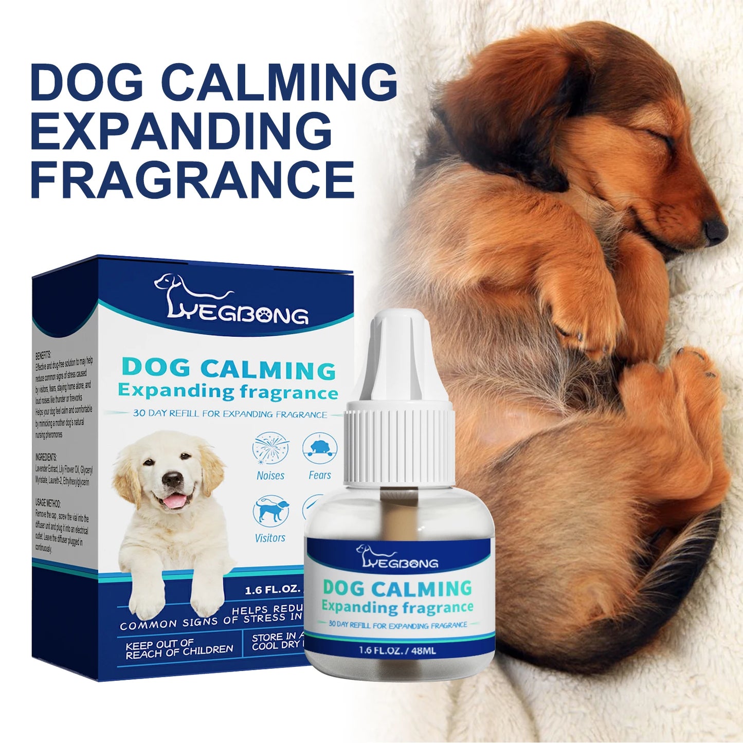 Pet Emotion Care Liquid: Calming and Soothing Care Liquid to Relieve Anxiety in Cats and Dogs