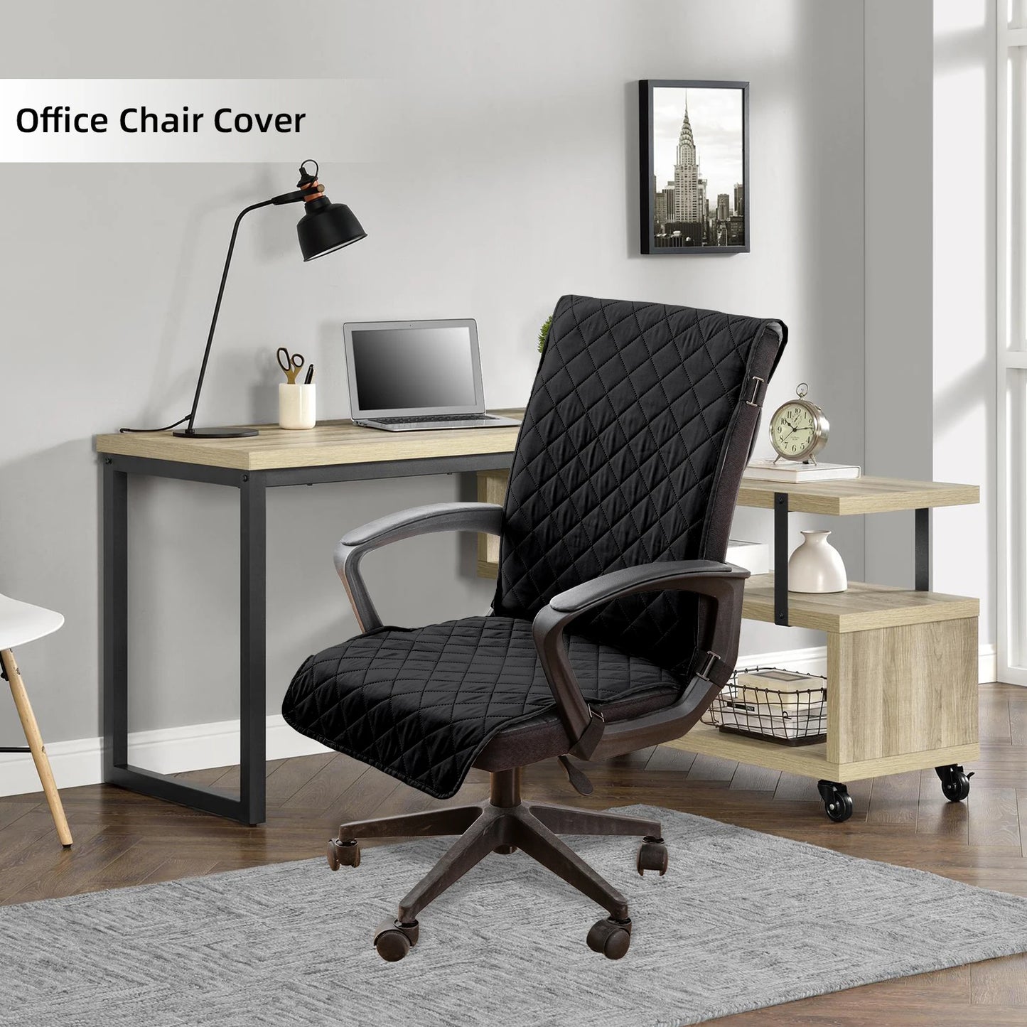1pc Waterproof,Oil-Proof And Dust-Proof Chair Covers For Office Chairs,All-Season Universal Diamond-Grid Chair Cushions