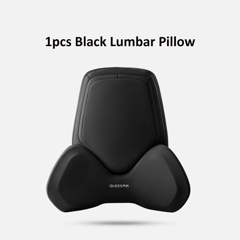 Car Headrest Pillow Auto Neck Cushion Car Back Lumbar Waist Pillow Slow Rebound Guard Head Support for Universal Car Supplies