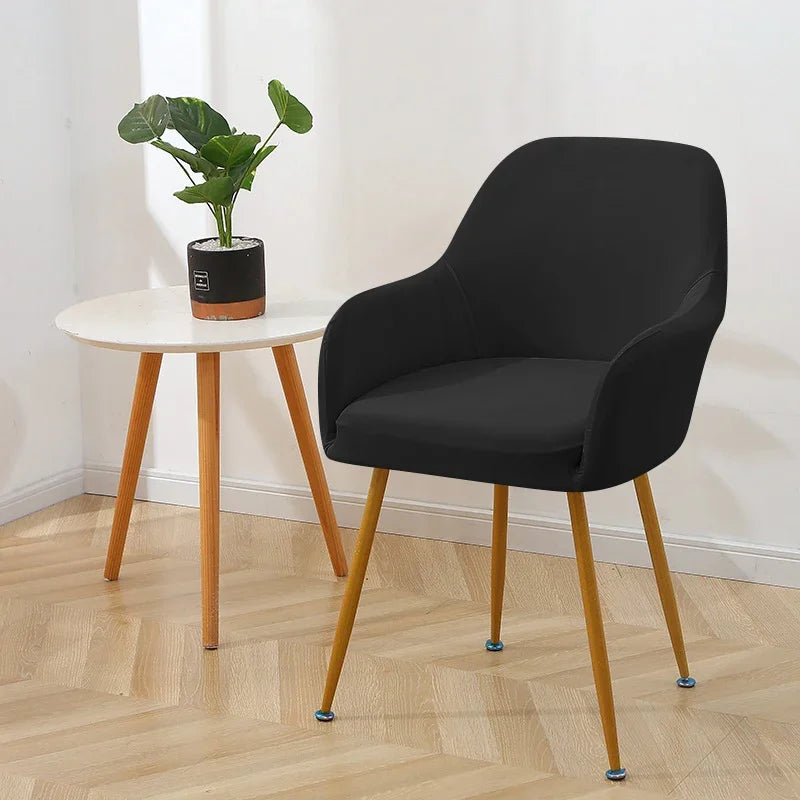 1PC Water Repellent Elastic Chair Cover Stretch High Armchair Covers Office Chairs Slipcover Seat Cover for Hotel Dining Room