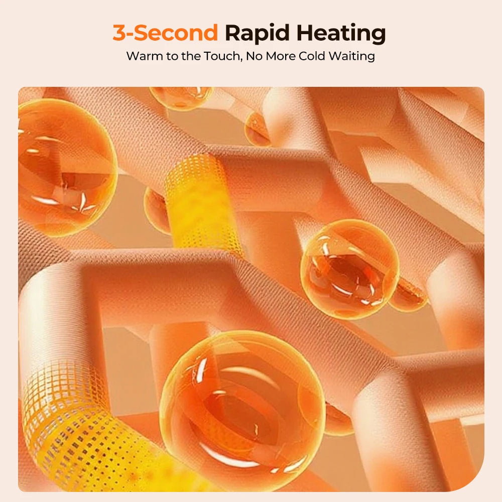2 Pack Hand Warmers Rechargeable, Dual Magnteic Electric Hand Warmer, Double-Sided Warming Portable Heater Gifts for Women Men