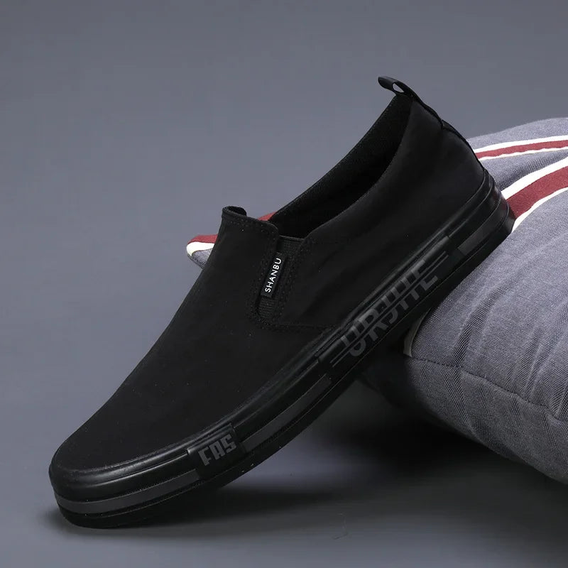 Lightweight Men's Canvas Shoes Comfortable Low-cut Vulcanized Shoes Men Espadrille Non-slip Casual Shoes Men Flats 2024