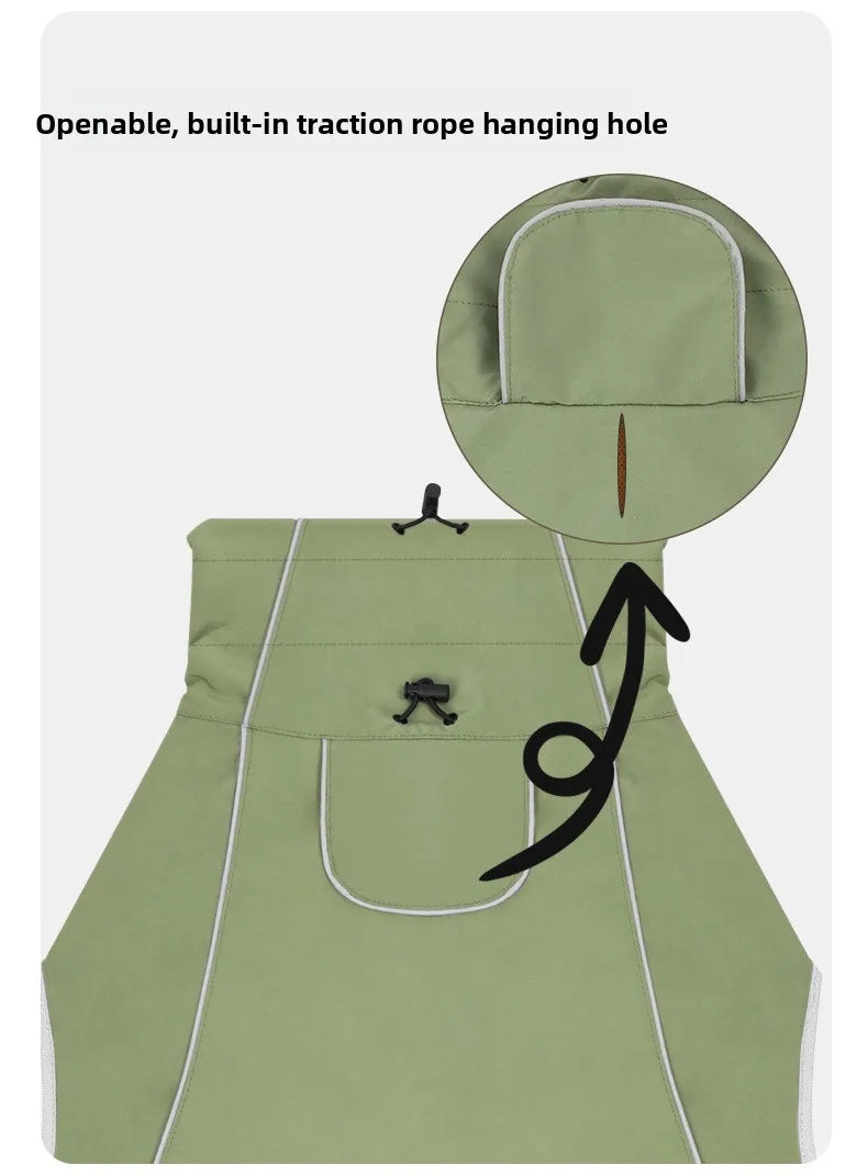 Dogs Clothes Pet Waterproof Raincoat Outdoor Sunny And Rainy Two Use Pet Clothing Medium And Large Dogs Raincoat