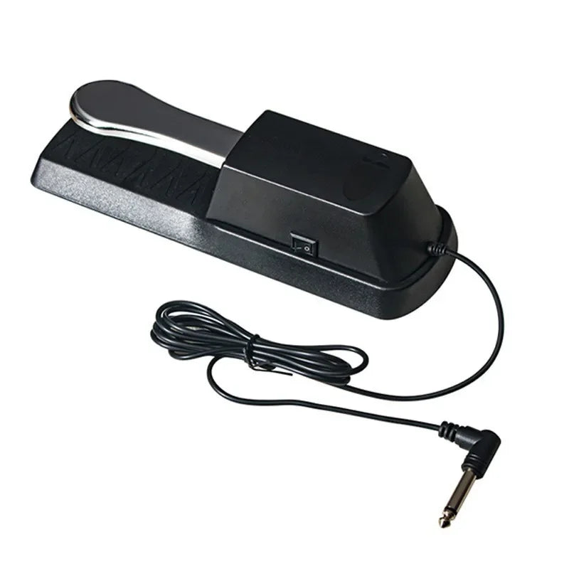 Piano sustain pedal, electronic organ, digital synthesizer switch, metal foot pedal, universal musical instrument accessories