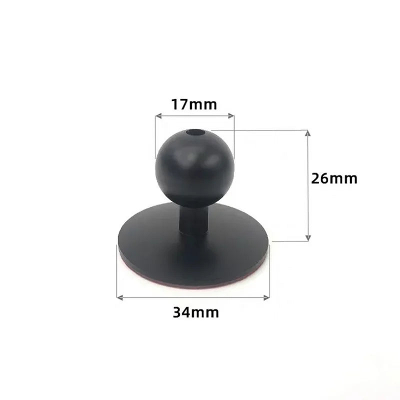 Glue Sticker 13mm 15mm 17mm Ball Head For Magnetic Car Phone Holder GPS Support Stand Mount Hook 360 Rotation Bracket Base