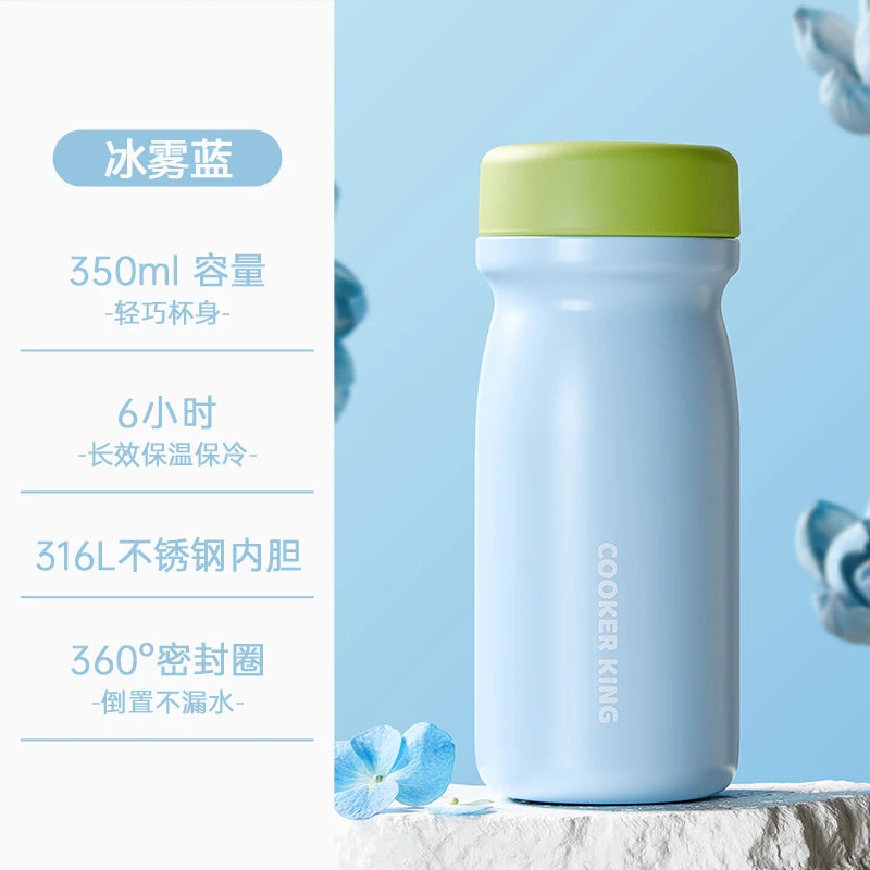 COOKER KING Leakproof Thermos for Travel Commuting Office Use Keep Your Beverages at Desired Temperature Stainless Stee