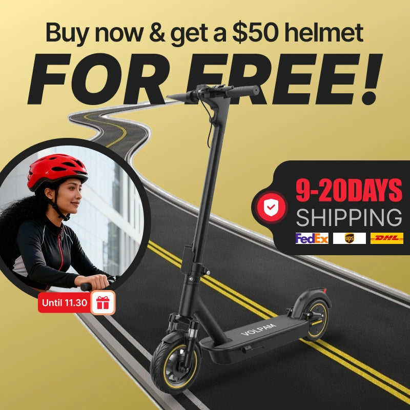 Poolsalb Electric Scooter|350W / 500W Motor, 8.5”/10”Solid Tires,19–22 Mph Speed, Up to 28 Miles Range, Dual Braking System